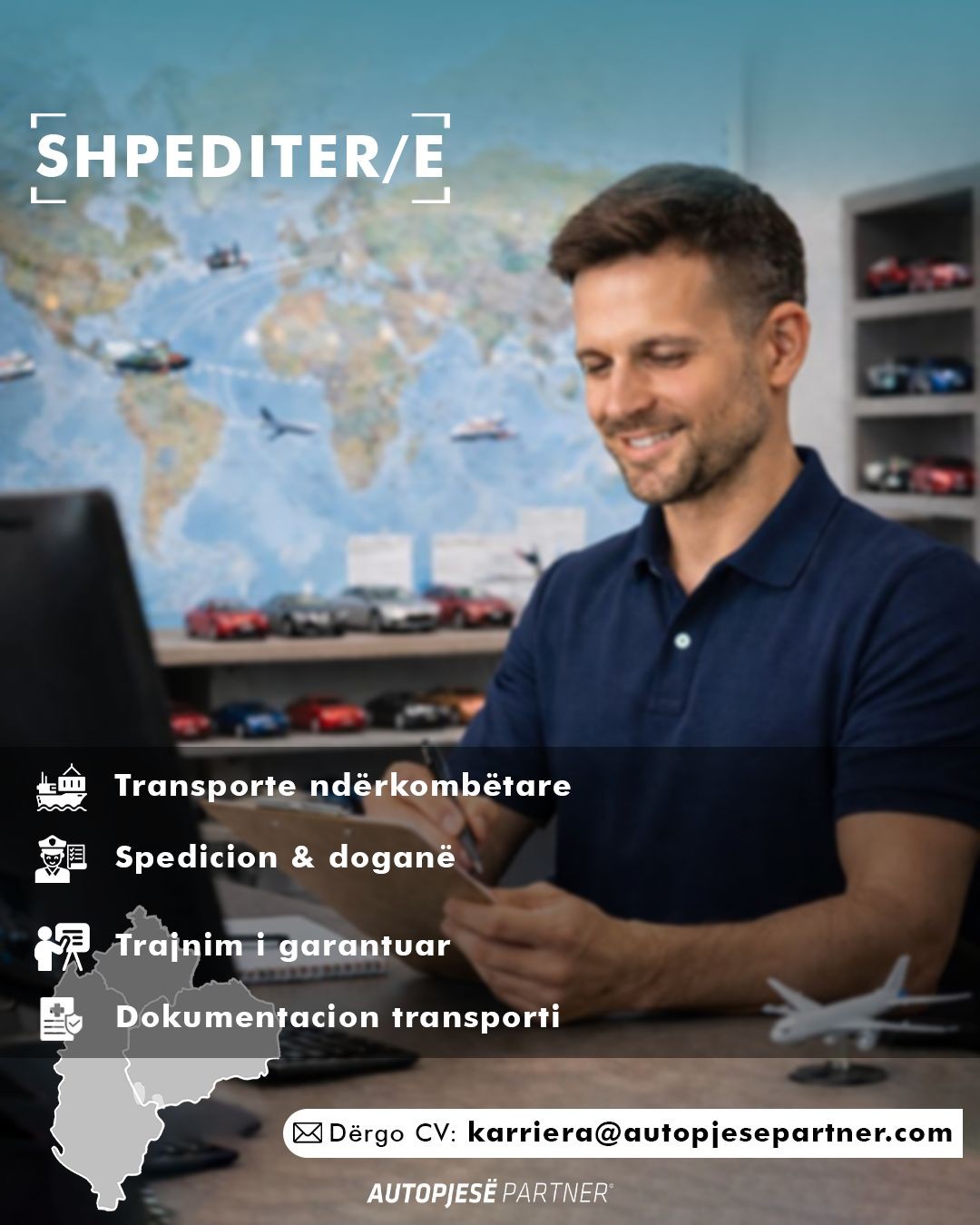 Shpediter/e (Koordinator Transporti & Dogane)